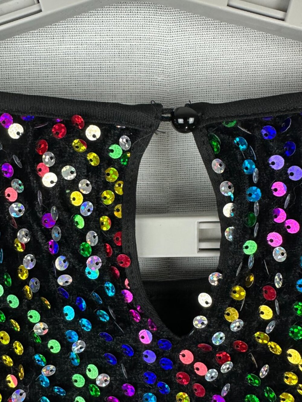NORACORA RAINBOW SEQUIN LONG SLEEVES WOMEN'S TOP SIZE XXL - Picture 3 of 11